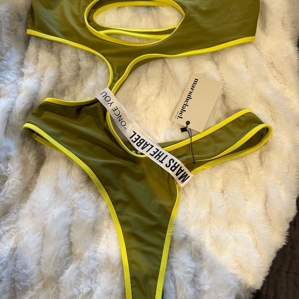 Lime Green Women's Bikini by